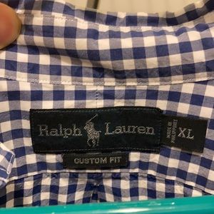 Ralph Lauren custom fit XL
